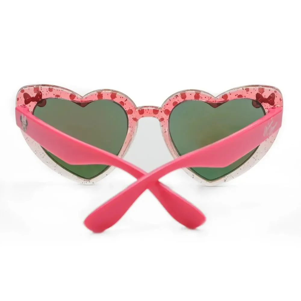 Minnie Mouse Girl's Pink Heart Sunglasses Disney Junior For Kids 100% UV Protect